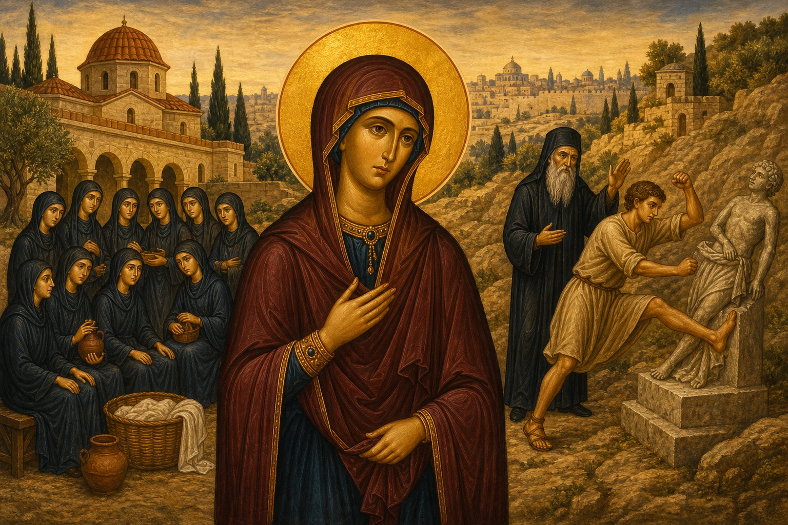 Η αγία Μελάνη και η υπακοή