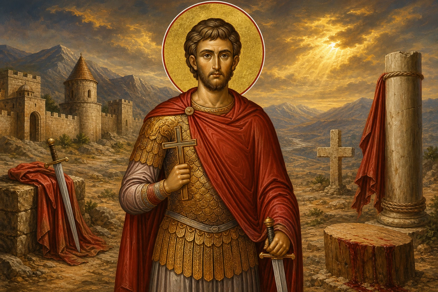 Εικόνα: Ἅγιος Σάββας ὁ Μάρτυς