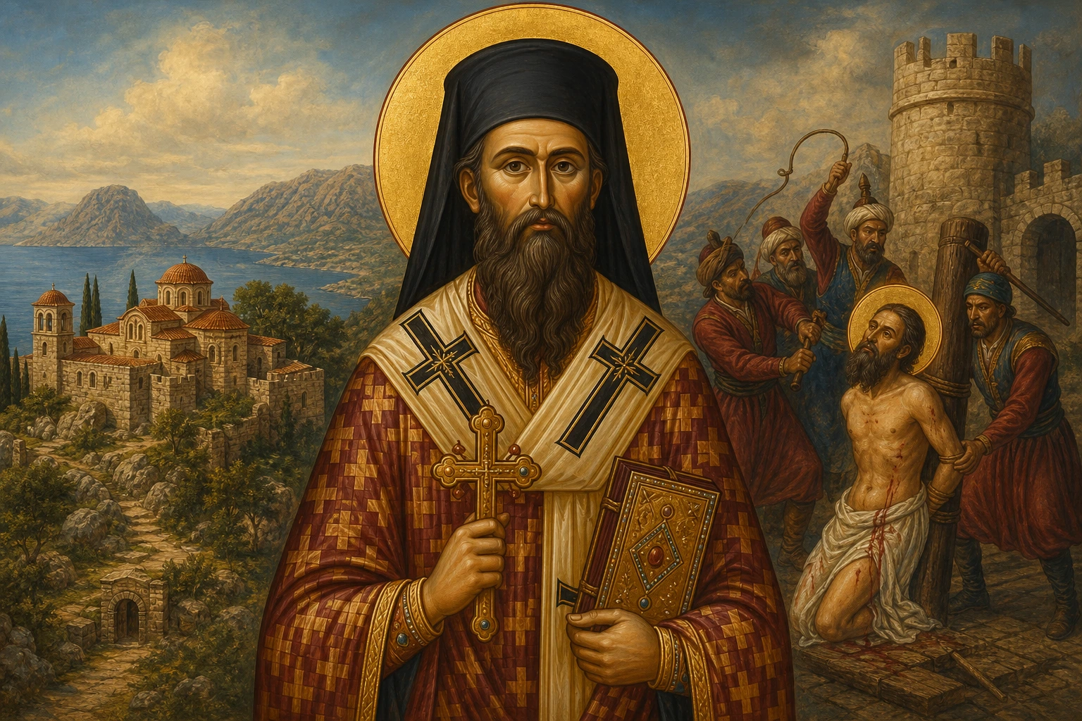 Εικόνα: Ἅγιος Μεθόδιος ὁ Νέος Ἱερομάρτυς