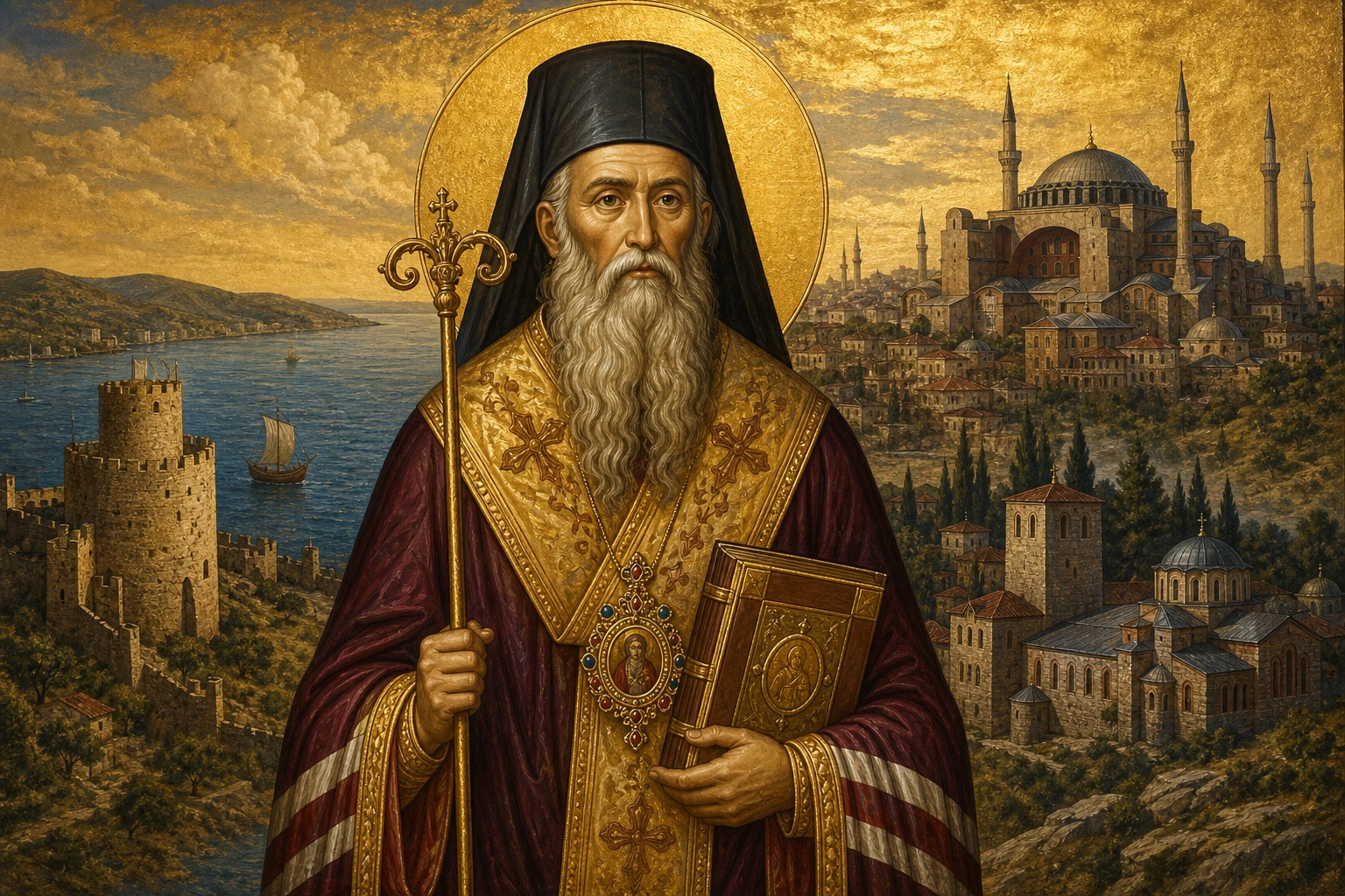 Εικόνα: Άγιος Νήφων Πατριάρχης Κωνσταντινούπολης