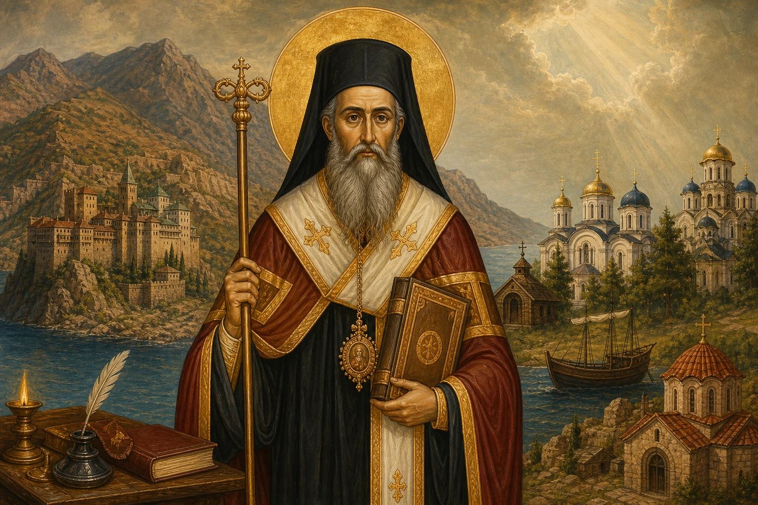 Εικόνα: Άγιος Αθανάσιος ο Πατελλάρος, Πατριάρχης Κωνσταντινουπόλεως