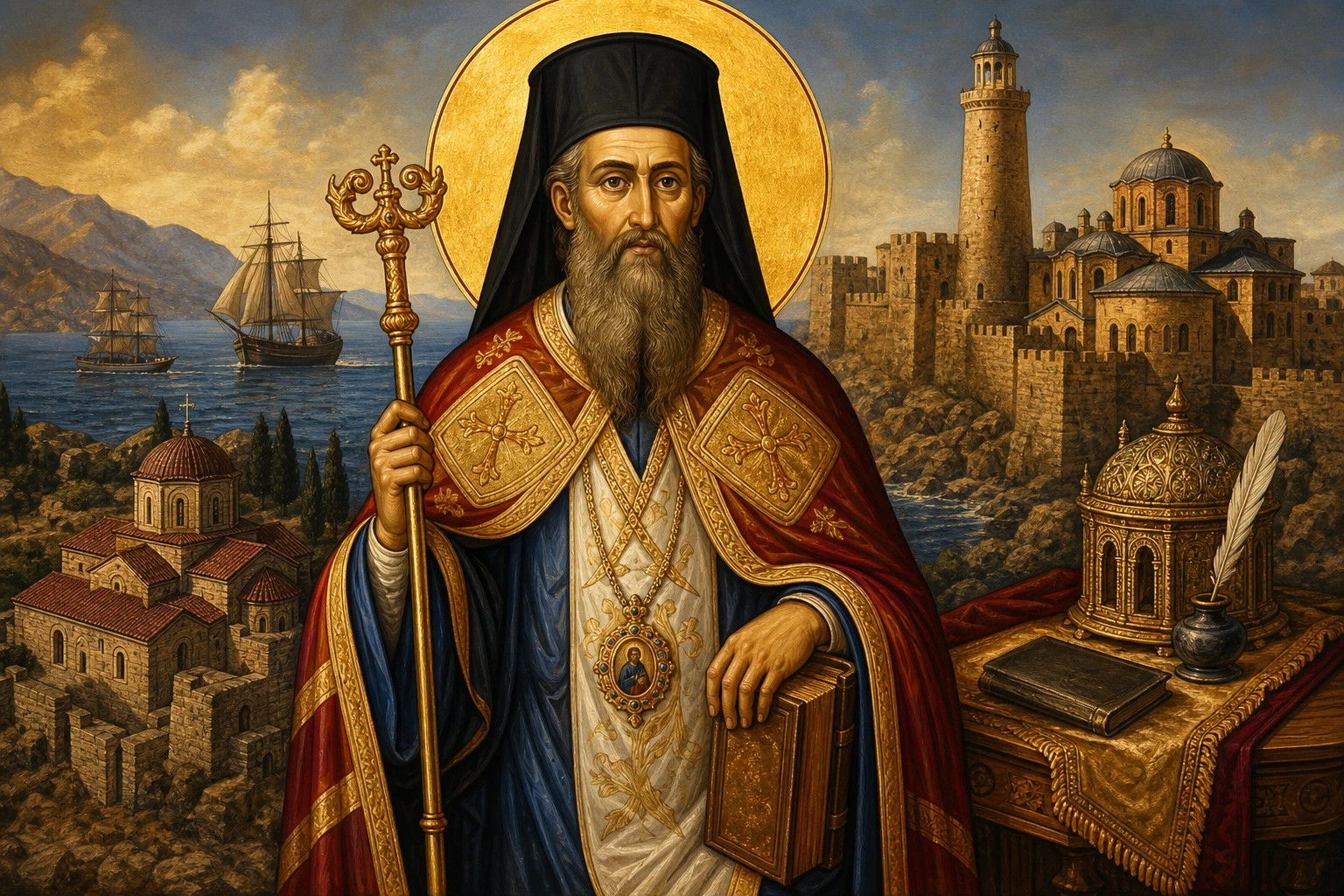 Εικόνα: Μελέτιος ο Πηγάς, Πατριάρχης Αλεξανδρείας