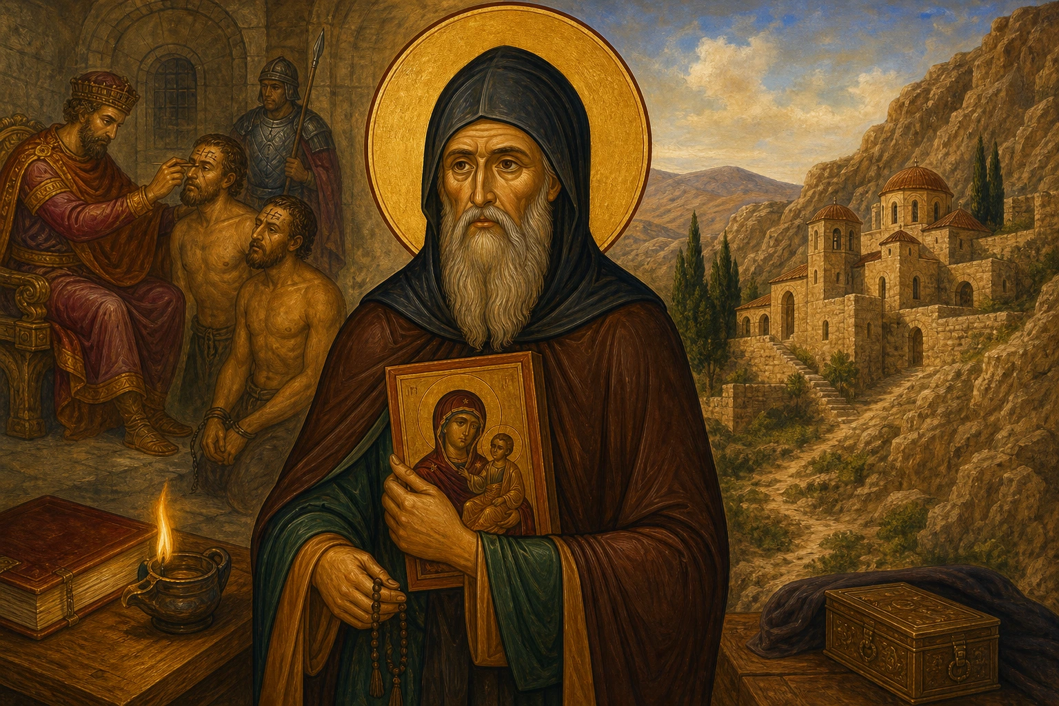 Εικόνα: Όσιος Ιωνάς ο Σαβαΐτης