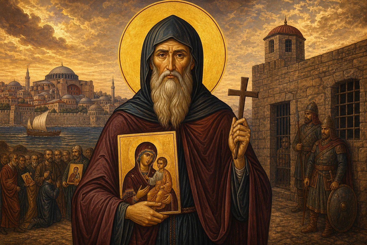Εικόνα: Ο Όσιος Θεόφιλος ο Ομολογητής