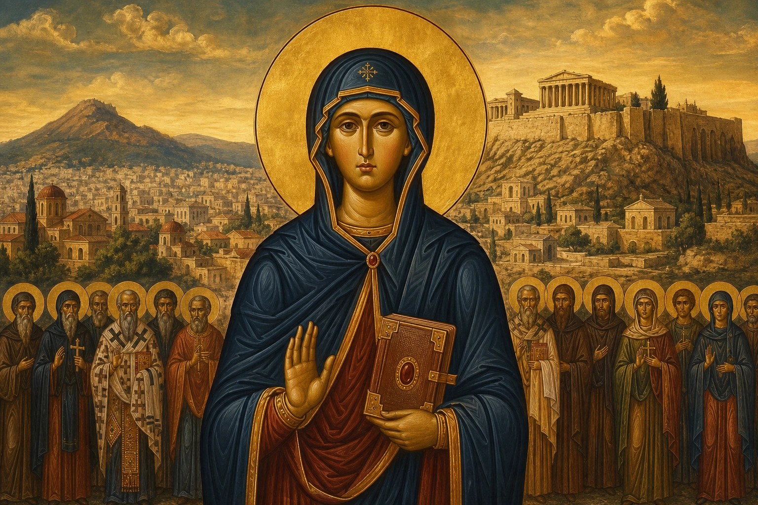 Εικόνα: Σύναξις των εν Αθήναις Αγίων